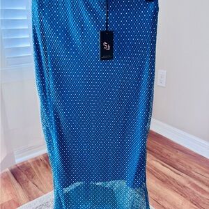 Sincerely Jules Teal Blue Maxi Skirt